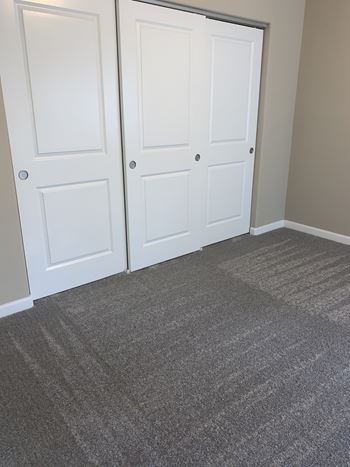 Walk-in closets in select homes